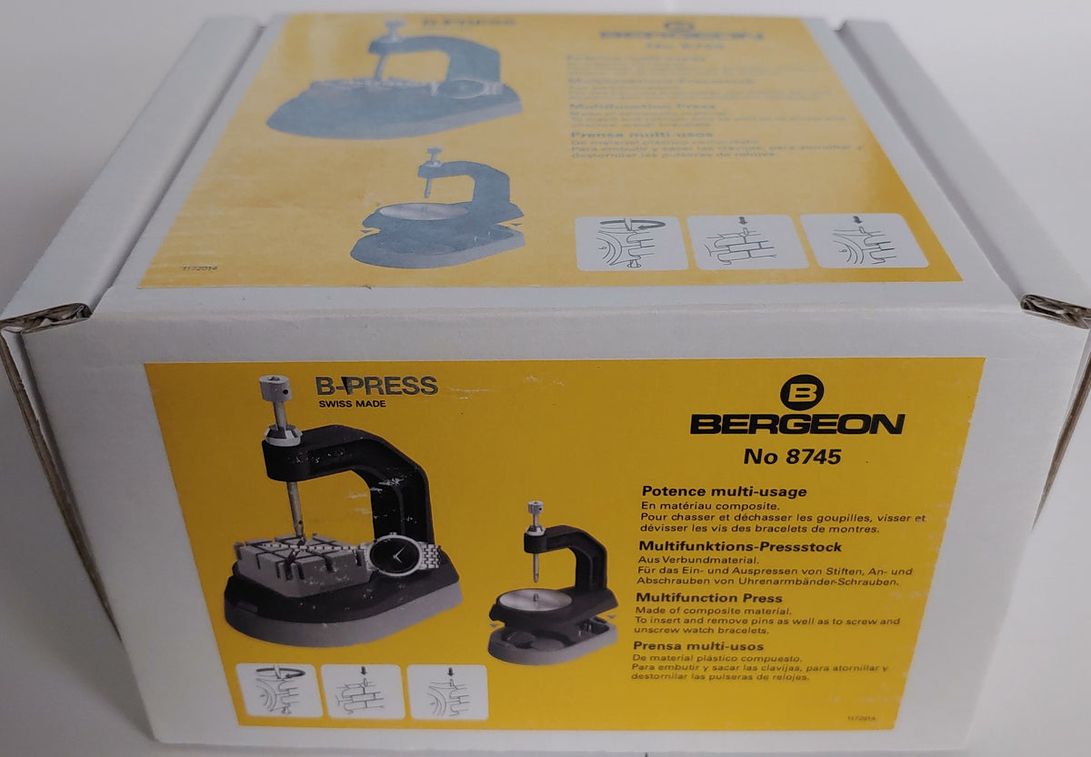 Bergeon 8745 Multifunction Watch Bracelet Press – SEP Tools