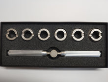 Load image into Gallery viewer, Bergeon 5537 Wrench Key and Chuck Set for Waterproof and Grooved Watch Cases Swiss Made