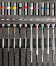 Load image into Gallery viewer, Bergeon Set of Ten Screwdrivers and Spare Blades for Watch Makers No.30080-A10