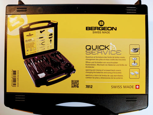 Bergeon 7812 Watch Quick Service Tool Kit, 18 Piece Kit