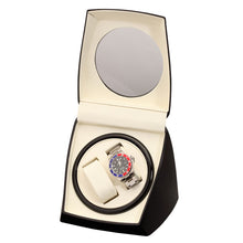 Load image into Gallery viewer, Diplomat Economy Burl Wood Finish Double Watch Winder With Smart Internal Bi-Directional Timer Control