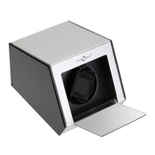 Load image into Gallery viewer, Diplomat Single 'Illuminum' Expandable Watch Winder, Aluminum Exterior with LED Accents