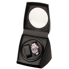 Load image into Gallery viewer, Diplomat Economy Burl Wood Finish Double Watch Winder With Smart Internal Bi-Directional Timer Control