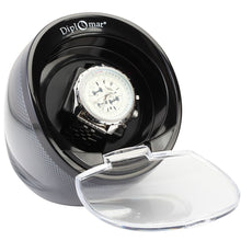 Load image into Gallery viewer, Diplomat Single Watch Winder AC Adapter included. Choose color. New Four Program Bi-Directional Smart IC Timer Control