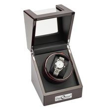 Load image into Gallery viewer, Diplomat Estate Single Watch Winder AC/Battery - Avail in Burl, Ebony or Cherry