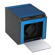 Load image into Gallery viewer, Diplomat Single 'Illuminum' Expandable Watch Winder, Aluminum Exterior with LED Accents