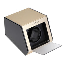 Load image into Gallery viewer, Diplomat Single &#39;Illuminum&#39; Expandable Watch Winder, Aluminum Exterior with LED Accents