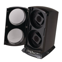 Load image into Gallery viewer, Diplomat Double Watch Winder Choose from four styles. AC adapter included. Has Smart Internal Bi-Directional Timer Control