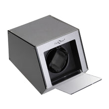 Load image into Gallery viewer, Diplomat Single &#39;Illuminum&#39; Expandable Watch Winder, Aluminum Exterior with LED Accents
