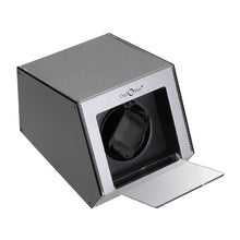 Load image into Gallery viewer, Diplomat Single 'Illuminum' Expandable Watch Winder, Aluminum Exterior with LED Accents