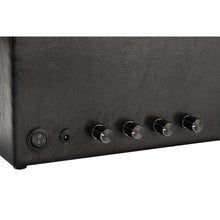 Load image into Gallery viewer, Diplomat Quad Watch Winder, AC Powered. Smart Internal Bi-Directional Timer Control,  Black Leather with Gray Microfiber Suede Interior