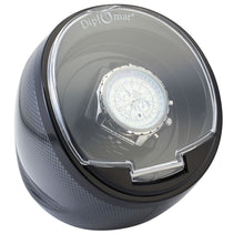 Load image into Gallery viewer, Diplomat Single Watch Winder AC Adapter included. Choose color. New Four Program Bi-Directional Smart IC Timer Control