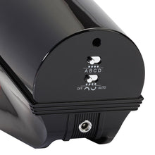 Load image into Gallery viewer, Diplomat Single Watch Winder Choose color: Black, Silver/Black or Red/Black. 12 Programmed Settings and AC Powered Japanese Mabuchi Motor