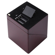 Load image into Gallery viewer, Diplomat Windsor Watch Winder Battery/AC Powered, Smart Internal Bi-Directional Timer, Battery/AC Powered Cherry Finish White Interior
