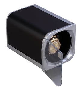 Diplomat Rogue LED Lit Single Winder in Silver/Black