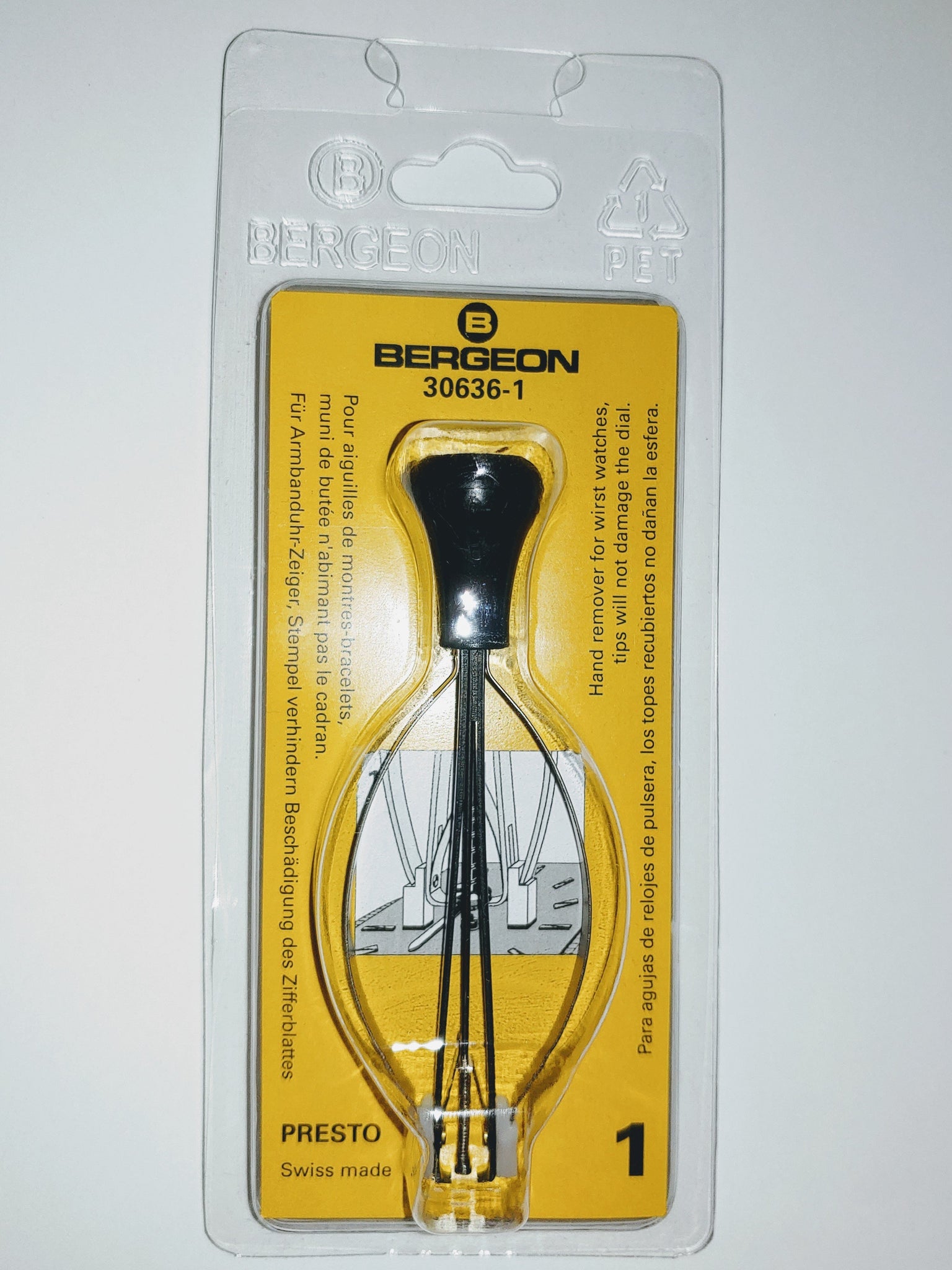 Bergeon Presto Spring Activated Watch Hand Remover 30636-1 – Diplomat  Winders
