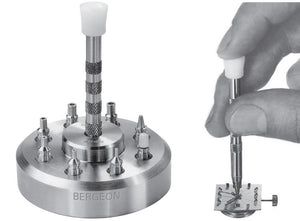 Bergeon Watch Hands Setting Tool 5378 with 8 Stakes, Stake Holder and Base