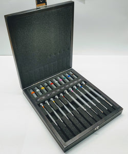 Bergeon Set of Ten Screwdrivers and Spare Blades for Watch Makers No.30080-A10