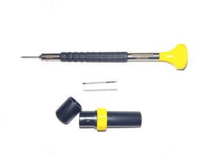 Bergeon 0.80 mm Screwdriver with Spare Blades 6899-AT-080, Ergonomic