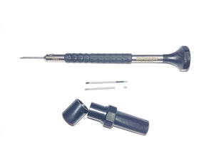 Bergeon 1.00 mm Screwdriver with Spare Blades 6899-AT-100, Ergonomic