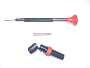 Bergeon 1.20 mm Screwdriver with Spare Blades 6899-AT-120, Ergonomic