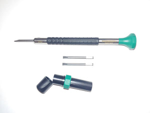 Bergeon 2.00 mm Screwdriver with Spare Blades 6899-AT-200, Ergonomic