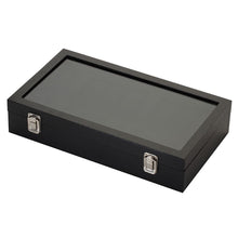 Load image into Gallery viewer, Diplomat Eighteen Watch Case with Adjustable Inserts, Black Leatherette with Felt Interior