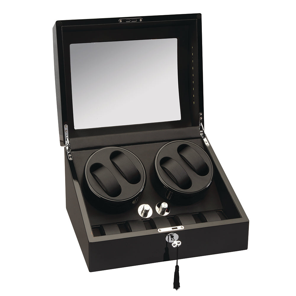 Diplomat Phantom Four Watch Winder Watch Storage AC/Battery