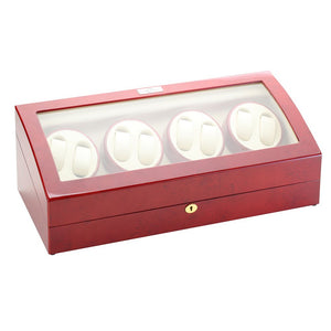 Diplomat Eight Watch Winder Nine Wristwatch Storage. Choose Color. Smart Internal Bi-Directional Timer Control Wood Finish